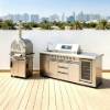 Picture of Outdoor Stainless Steel Mobile Kitchen for Patio, Camping and Parties, Custom Made