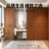Picture of Customisable Stainless Steel Bedroom Wardrobe with Dressing Table and Bookcase, Full-Wall Storage Unit