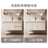 Picture of Cream-Style Stainless Steel Vanity Set with Integrated Ceramic Basin, Customisable