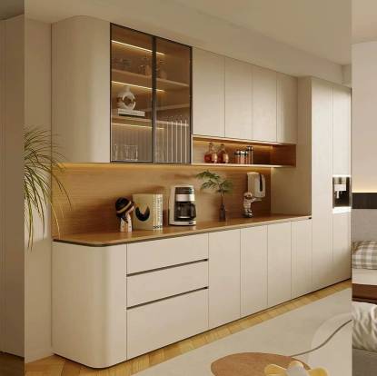 Picture of Whole-Home Custom Stainless Steel Wardrobe, Shoe Cabinet, Bookcase, Sideboard, Cream Paint
