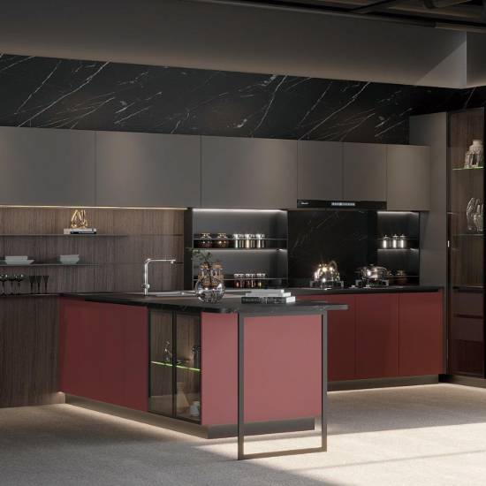 Picture of Customisable Stainless Steel Kitchen Cabinet with Integrated Sink Benchtop, Scratch Resistant