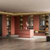 Picture of L-Shaped Corner 304 Stainless Steel Wardrobe, Floor-to-Ceiling Door, Custom Walk-In Robe