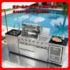 Picture of Custom Outdoor Stainless Steel Kitchen Cabinets, Commercial Grade Party Cooking Unit