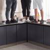 Picture of Customisable 304 Stainless Steel Kitchen Cabinets with Cooktop Bench, Modern Home Kitchen