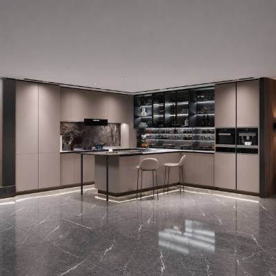Stainless Steel Kitchen Pull-Out Baskets, Tall Unit and Magic Corner Storage, Custom