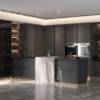 Picture of Stainless Steel Kitchen Pull-Out Baskets, Tall Unit and Magic Corner Storage, Custom