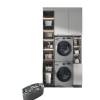 Picture of 304 Stainless Steel Laundry Cabinet with Sink and Storage, Wall Hung, Customisable
