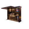 Picture of Multifunctional Stainless Steel Outdoor Kitchen, Mobile Foldable Open-Air Smart Kitchen for Patio Barbecue