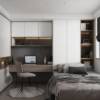 Picture of Custom Stainless Steel Modern Wardrobe, Kitchen Cabinet and Walk-In Robe Set for Villa