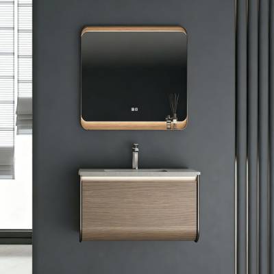 Modern Minimalist Smart Stainless Steel Bathroom Vanity Unit