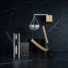 Picture of Sauna Accessory Set, Black Sauna Bucket, Thermo-Hygrometer, Hourglass and Aroma Bowl