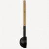 Picture of Sauna Bamboo Handle Water Ladle, Long Handle, Black, for Sauna and SPA
