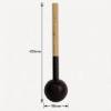 Picture of Sauna Bamboo Handle Water Ladle, Long Handle, Black, for Sauna and SPA