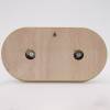 Picture of Sauna Thermo-Hygrometer, Timber Dual Dial Thermometer and Hygrometer, Sauna Accessory