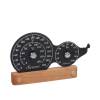 Picture of Sauna Aluminium and Timber Thermometer and Hygrometer for Dry and Steam Rooms