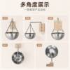 Picture of Wall Mounted Timber Sauna Sand Timer, Dual Scale Glass Hourglass