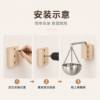 Picture of Wall Mounted Timber Sauna Sand Timer, Dual Scale Glass Hourglass