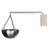 Picture of Wall Mounted Timber Sauna Sand Timer, Dual Scale Glass Hourglass