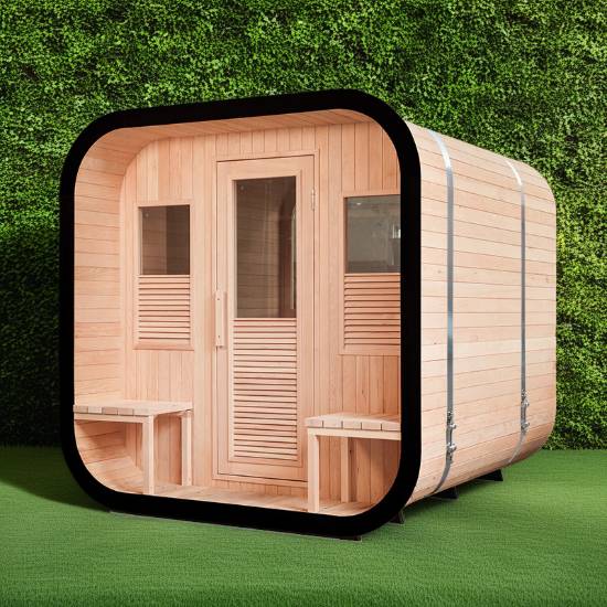 Picture of Movable Outdoor Dry Sauna Cabin for Hotels and B&B, Customisable Size
