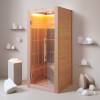 Picture of Single Person Custom Far Infrared Sauna Room, Smart WiFi Control Panel, Hemlock