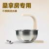 Picture of Stainless Steel Sauna Bucket and Ladle, 4-8 Litre, Traditional Dry Sauna Water Pail