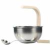 Picture of Stainless Steel Sauna Bucket and Ladle, 4-8 Litre, Traditional Dry Sauna Water Pail