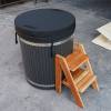 Picture of Customisable Round 304 Stainless Steel Liner Cold Plunge Soaking Tub for Indoor or Outdoor Use