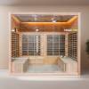 Picture of Single Person Canadian Hemlock Sauna, Commercial Far Infrared Room for Hotels and Clubs