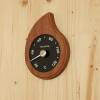 Picture of Sauna Wooden Thermometer, Solid Timber Teardrop Shape, Dry Sauna Thermometer