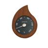 Picture of Sauna Wooden Thermometer, Solid Timber Teardrop Shape, Dry Sauna Thermometer