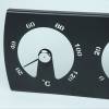 Picture of Wall-Mounted High-Temperature Thermo-Hygrometer, Dual Dial for Sauna and Steam Rooms