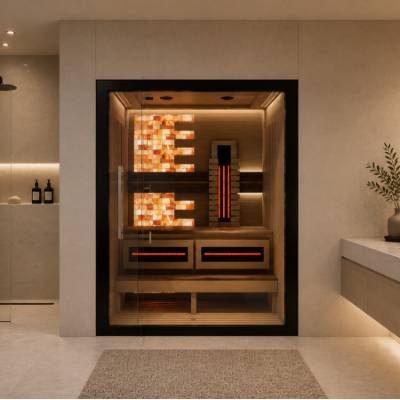 Customisable Modular Himalayan Salt Brick Infrared Sauna Room for Spas, Clubs and Hotels