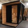 Picture of Modular Outdoor Dry Sauna, Red Cedar, Hemlock or Spruce, Wood-Fired Heater, Customisable