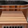 Picture of Sauna Cold Plunge Tub, Customisable Size, 304/316 Stainless Steel Liner, Red Cedar Skirt