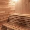 Picture of Portable Outdoor Prefabricated Square Barrel Sauna, Customisable, Corrosion and Moisture Resistant Traditional Dry Sauna