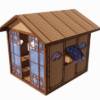 Picture of Customisable Demountable Outdoor Sauna Cabin, New Chinese Style, Hemlock Timber