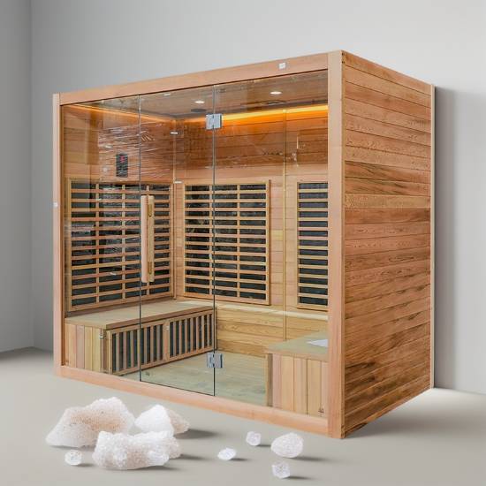 Picture of Single Person Canadian Hemlock Sauna, Commercial Far Infrared Room for Hotels and Clubs