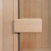 Picture of Customisable 1m² Indoor Single-Person Traditional Dry Sauna Room with Auto Water Sprinkle Heater, Hemlock