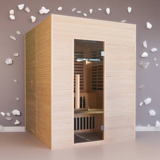 Picture of Custom Hemlock Sauna Room, Commercial Far Infrared Room for Hotels and Clubs