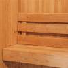 Picture of Indoor 2-Person Carbonised Spruce Traditional Sauna Room with 3kW Heater, for Beauty Salons