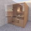 Picture of Customisable Modular Dry Sauna Room in Hemlock, Red Cedar or White Pine for Hotels and Spas