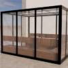 Picture of Large Customisable Modular Glass Steam Sauna Room, Double Laminated Glass, Stainless Steel Profile