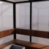 Picture of Large Customisable Modular Glass Steam Sauna Room, Double Laminated Glass, Stainless Steel Profile