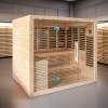 Picture of Modular Hemlock Multi-Person Commercial Far Infrared Sauna Room for Hotels and Clubs
