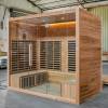 Picture of Modular Hemlock Multi-Person Commercial Far Infrared Sauna Room for Hotels and Clubs