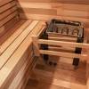 Picture of Portable Outdoor Prefabricated Square Barrel Sauna, Customisable, Corrosion and Moisture Resistant Traditional Dry Sauna