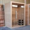 Picture of Customisable 2-Person Traditional Dry Sauna Room, Red Cedar or Hemlock, for Homes and Hotels