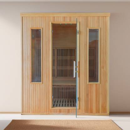 Picture of Single Person Canadian Hemlock Sauna, Commercial Far Infrared Room for Hotels and Clubs
