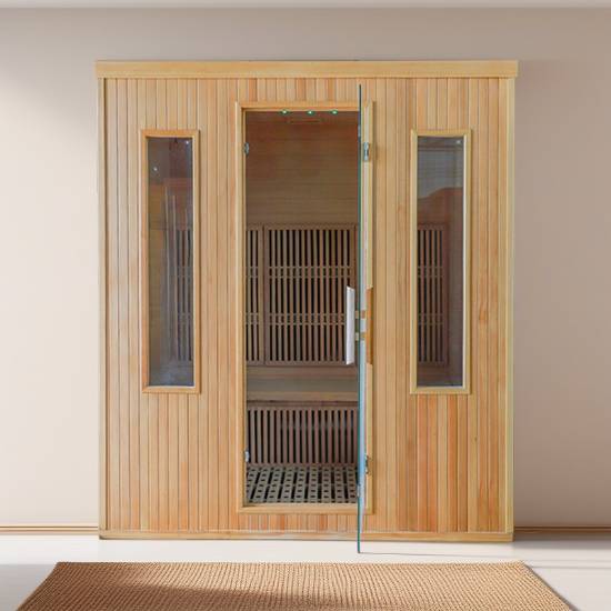 Picture of Single Person Canadian Hemlock Sauna, Commercial Far Infrared Room for Hotels and Clubs