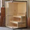 Picture of Customisable 1-3 Person Dry Steam Sauna Cabin, White Pine, Hemlock or Red Cedar